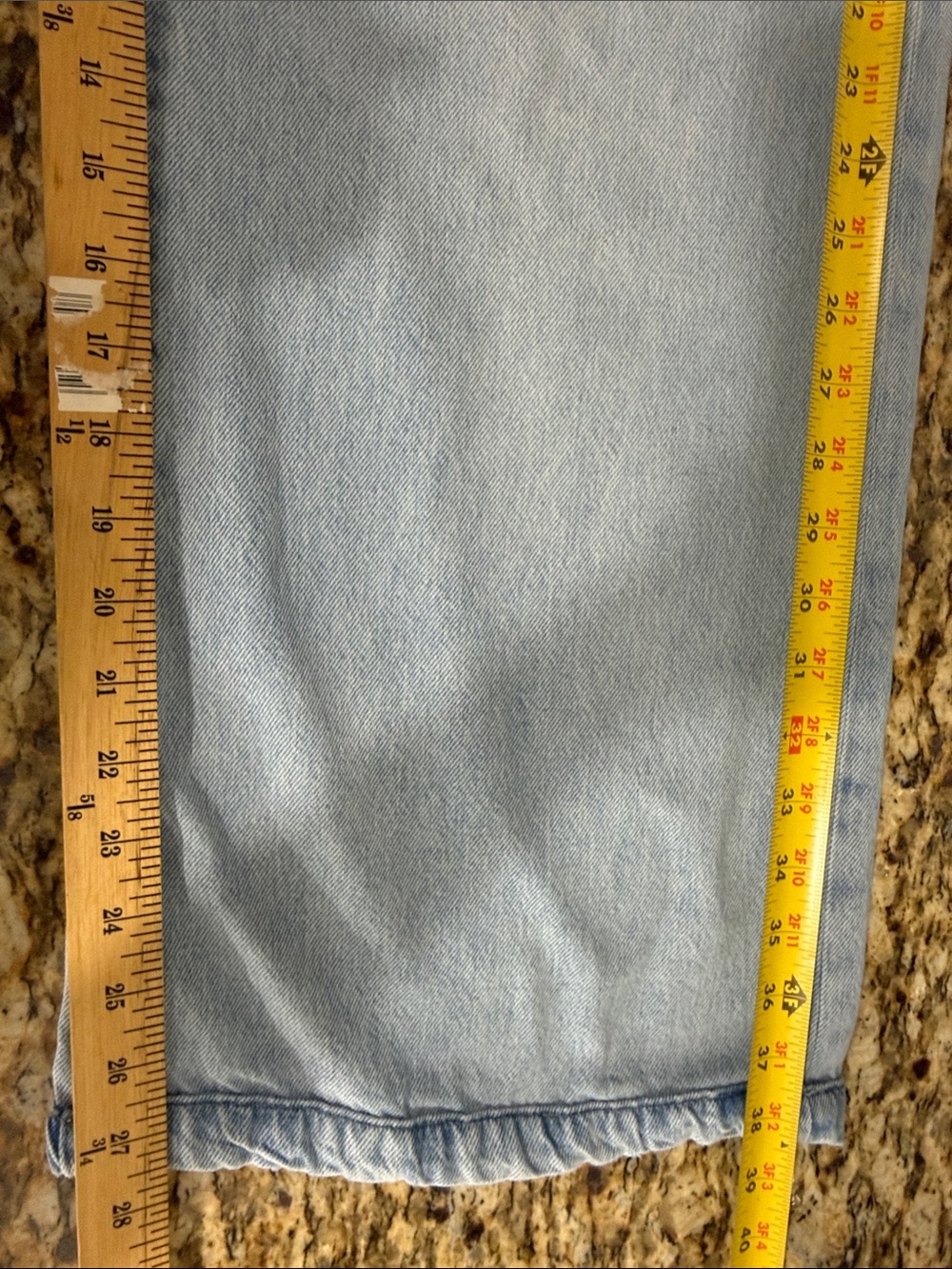 Pistola Wide Leg Jeans Size 27 Light Wash High Rise Lyocell Cotton Denim Pants - Picture 10 of 10